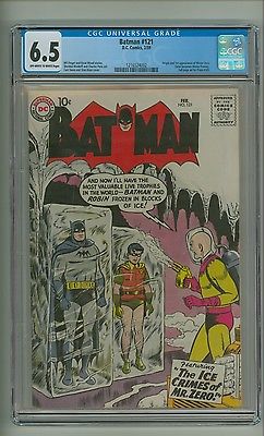 Batman 121 CGC 65 OWW pages Origin1st app Mr Zero Mr Freeze c12347