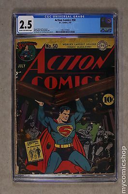 Action Comics 1938 DC 50 CGC 25 1361717001