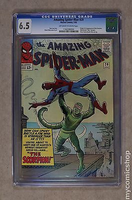 Amazing SpiderMan 1963 1st Series 20 CGC 65 1162286004