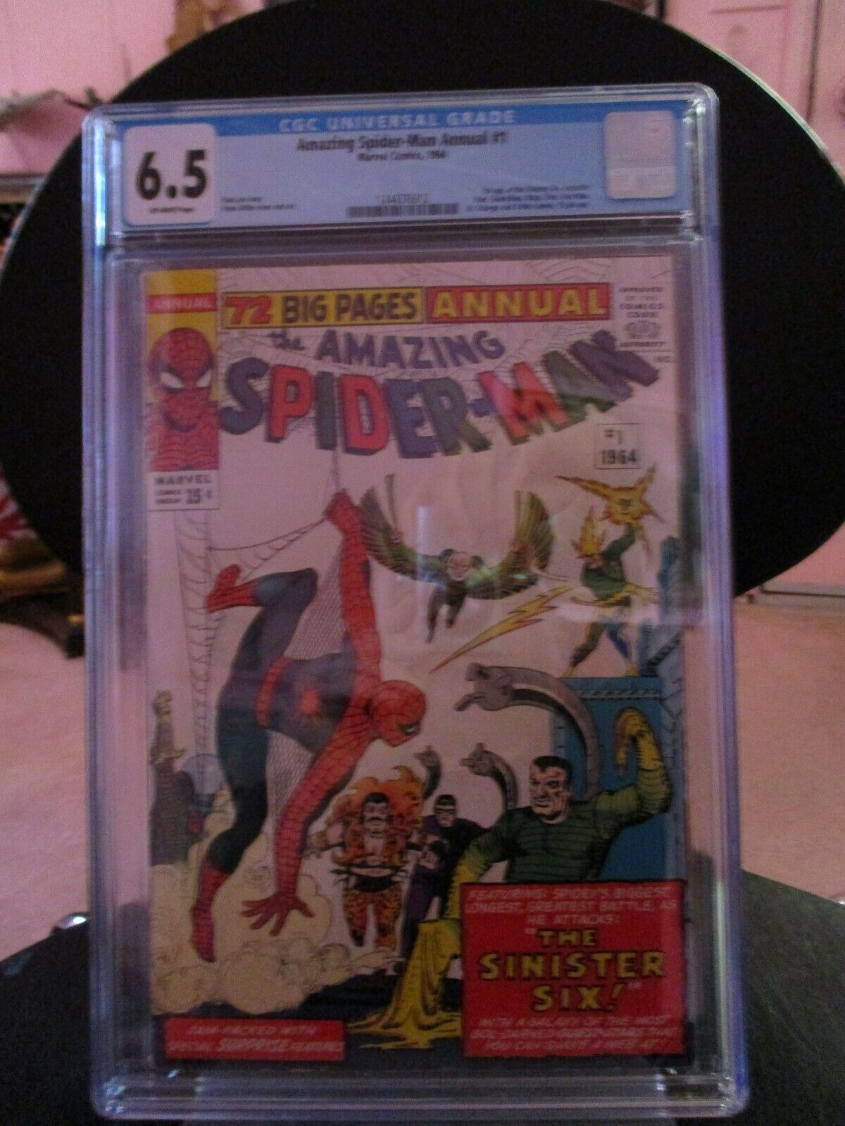 AMAZING SPIDERMAN Annual 1 Marvel 1964 CGC 65 Sinister Six 1st Appearance
