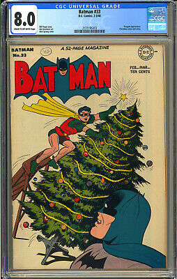 Batman 33 High Grade Original Owner Golden Age DC Comic 1946 CGC 80