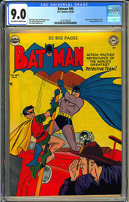 Batman 60 High Grade Original Owner Golden Age DC Comic 1950 CGC 90