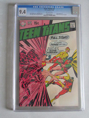 Teen Titans 22 1969 CGC 94 OffWhite Pages