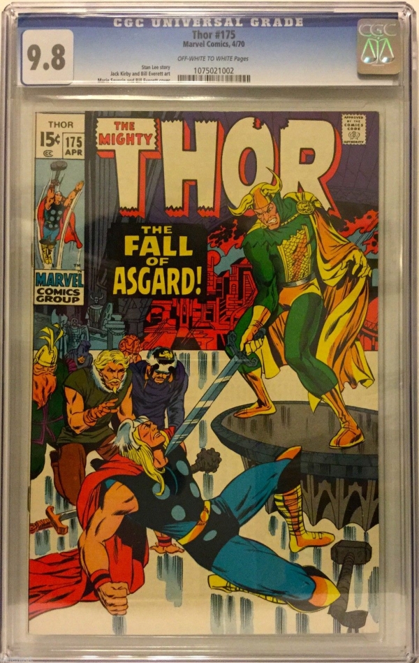 THE MIGHTY THOR 175 CGC 98 OWW STAN LEE  JACK KIRBY CLASSIC