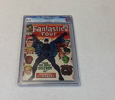 Fantastic Four 46 Jan 1966 Marvel CGC 85  White Pages  1st Black Bolt 