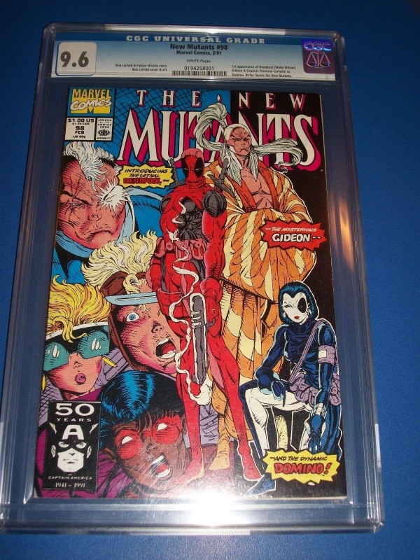 New Mutants 98 CGC 96 1st Deadpool Huge Key Gorgeous Gem Wow