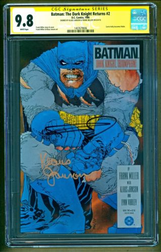 Batman Dark Knight Returns 2 1986 DC SIGNED Frank Miller Klaus Janson CGC 98