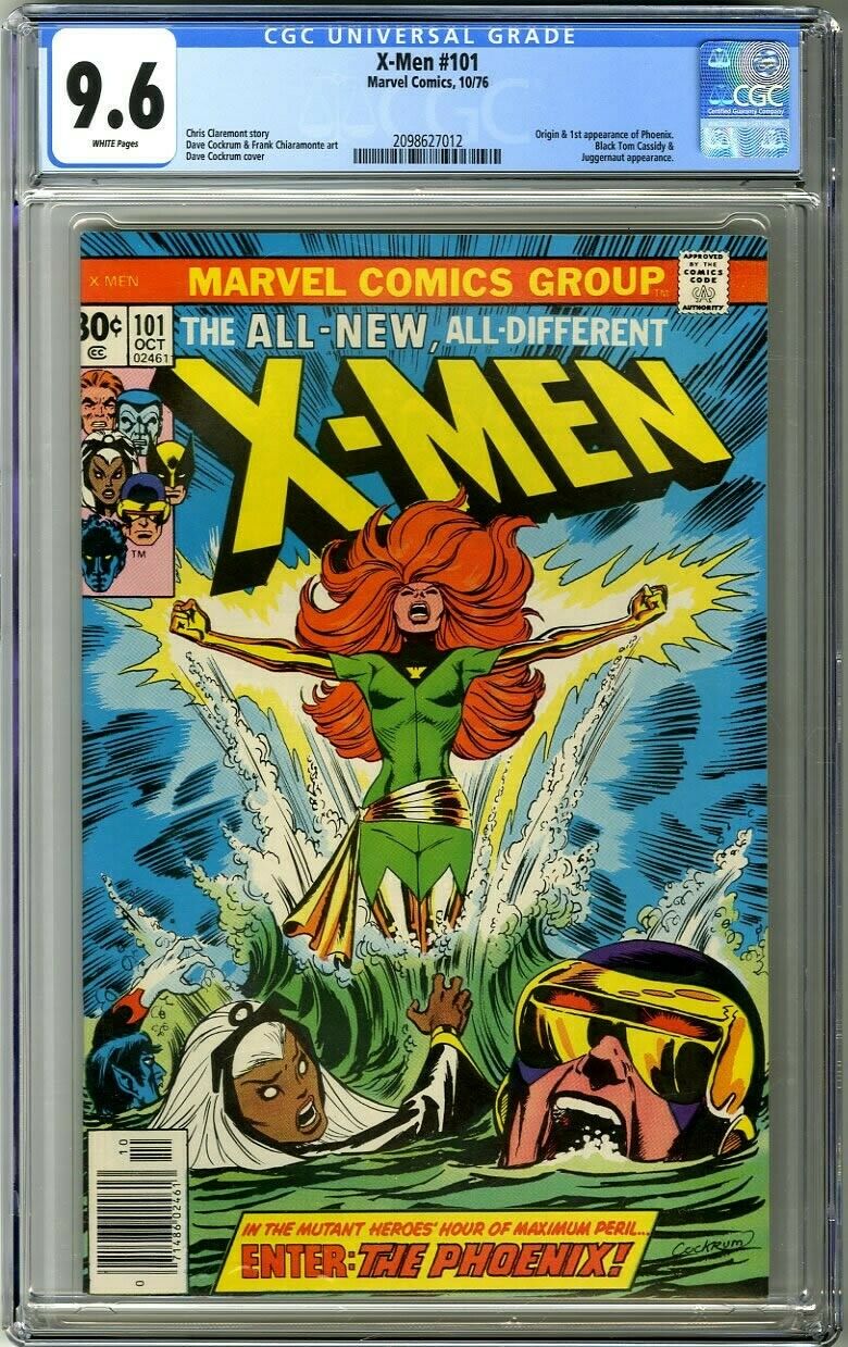 XMen 101 1976 CGC 96 White Pages Origin and 1st appearance of Phoenix