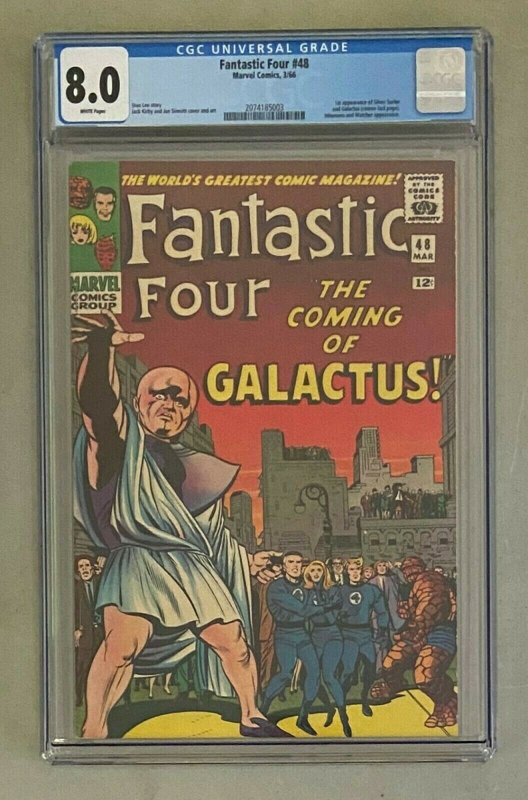 FANTASTIC 4 FOUR 48 Marvel Comics 1966 CGC 80 Silver Surfer 1st Appearance 