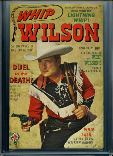 WHIP WILSON 9 1  Atlas  Photo cover  CGC  Highest graded