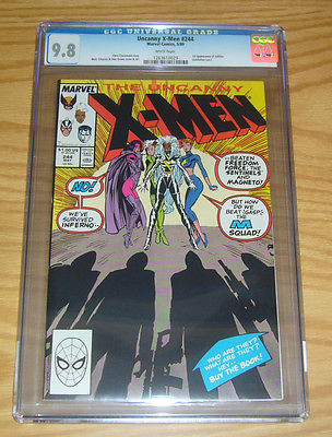 Uncanny XMen 244 CGC 98 first appearance of jubilee  chris claremont 1989