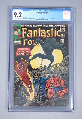 Vintage 1966 Marvel Comics Fantastic Four 52 CGC Graded Silver Age Comic