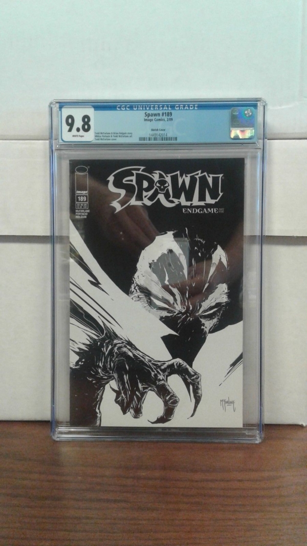 Spawn 189 Sketch Variant CGC 98