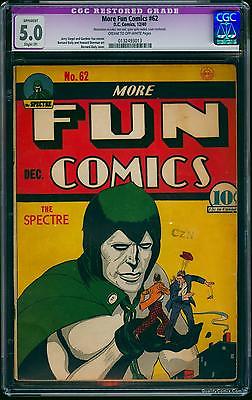 More Fun Comics 62 CGC VGFN 50 Cream to OffWhite   