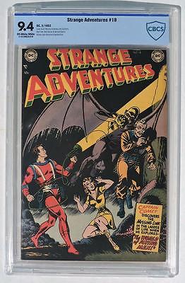 CBCS 94 Strange Adventures 18 1952 DC HIGH GRADE Golden Age CGC NM