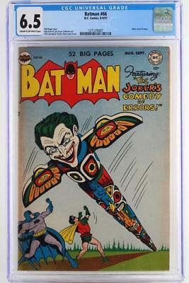 Batman 66  CGC 65 FN DC 1951  A Joker Cover  App