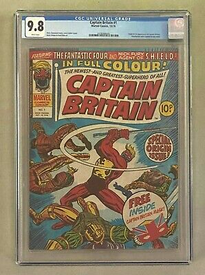 CAPTAIN BRITAIN 1 Marvel Comics 1976 CGC 98 1st Appearance  Origin HIGH END 