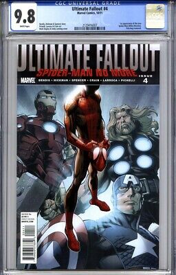 ULTIMATE FALLOUT 4 CGC 98 1st Miles Morales 1st print