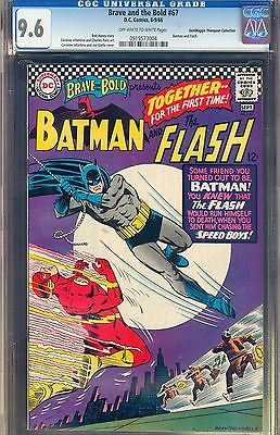 CGC BRAVE AND THE BOLD 67 NM 96 batman flash  NICE