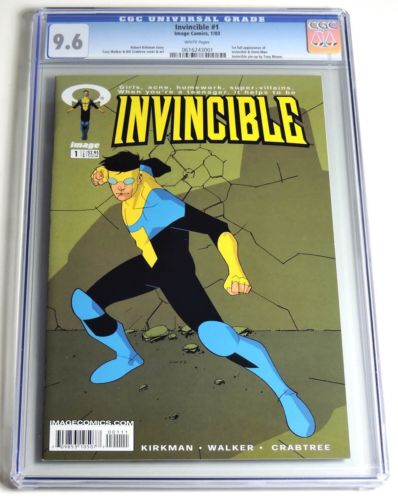 ESS0010 Image Comics INVINCIBLE 1  1st Full Appearance CGC 96 NM 2003