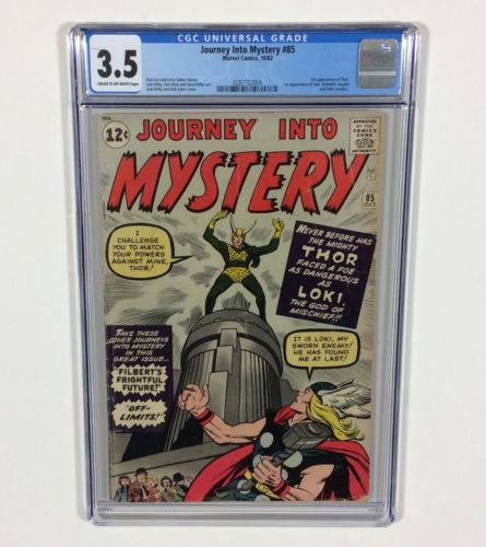 Journey Into Mystery 85 KEY CGC 35 1st Loki 3rd Thor Marvel Comics