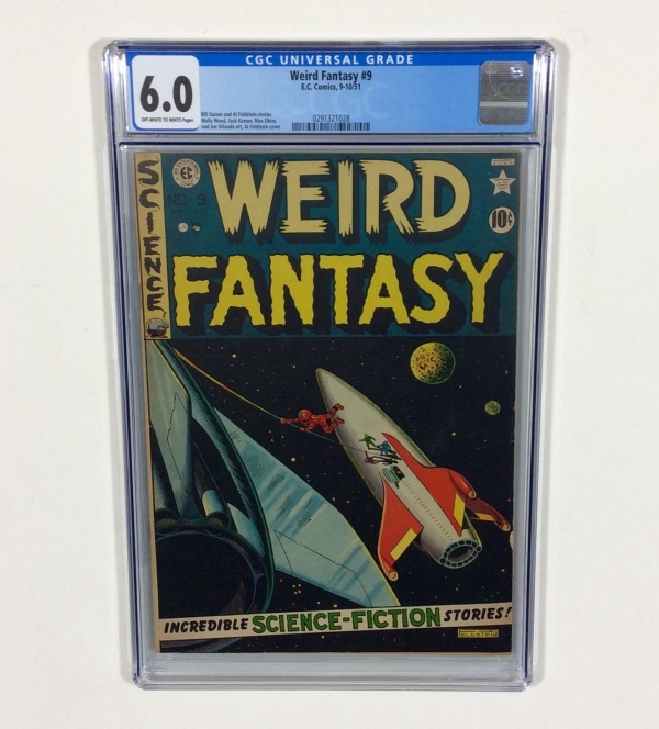 WEIRD FANTASY 9 CGC 60 Al Feldstein cover Wally Wood art 1951 EC Comics