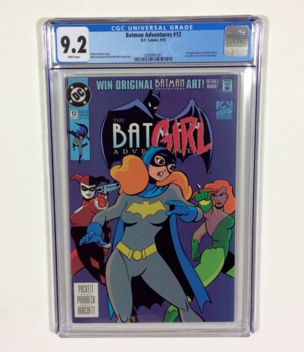 Batman Adventures 12 KEY CGC 92 1st Harley Quinn Sep1993 DC Comics