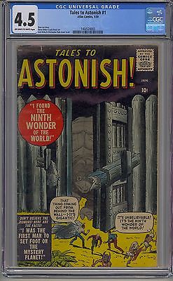 TALES TO ASTONISH 1 CGC 45 OFFWHITE TO WHITE PAGES ATLAS MC