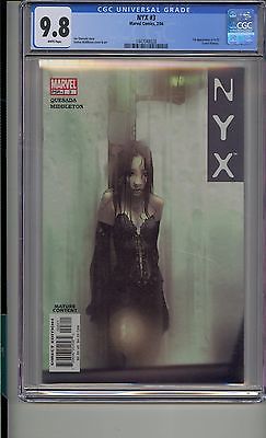 NYX 3 CGC 98 WHITE PAGES FIRST X23 MARVEL