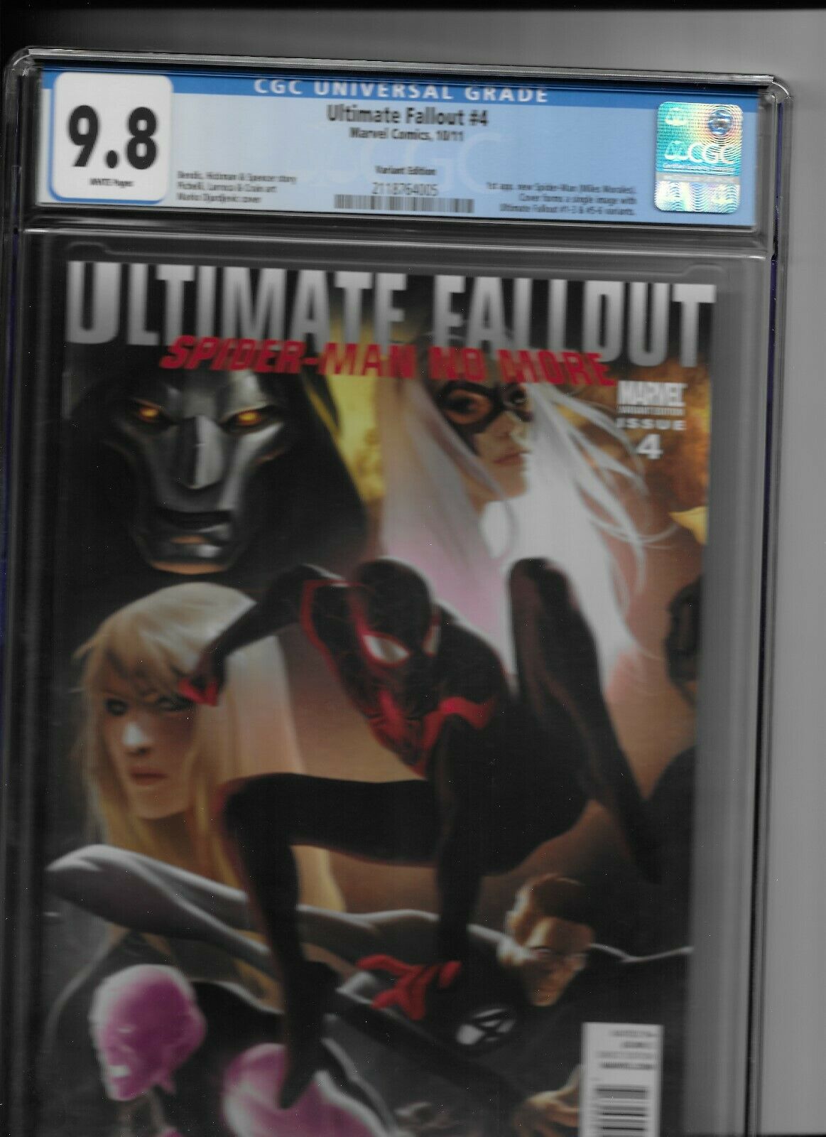 Ultimate fallout 4 Variant CGC 98 First Miles Morales