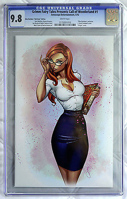 GRIMM FAIRY TALES CALL OF WONDERLAND 1 BLUERAINBOW 100 CGC 98 J SCOTT CAMPBELL