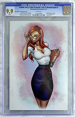 GRIMM FAIRY TALES CALL OF WONDERLAND 1 BLUERAINBOW 100 CGC 99 J SCOTT CAMPBELL