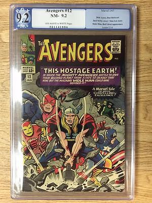 Avengers 12 92 NM PGX not cgc Jack Kirby Stan Lee