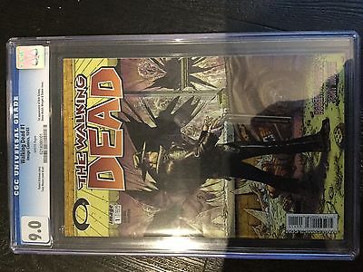 Walking Dead 1 First Print Oct 2003 CGC 90 Mature readers in Black text