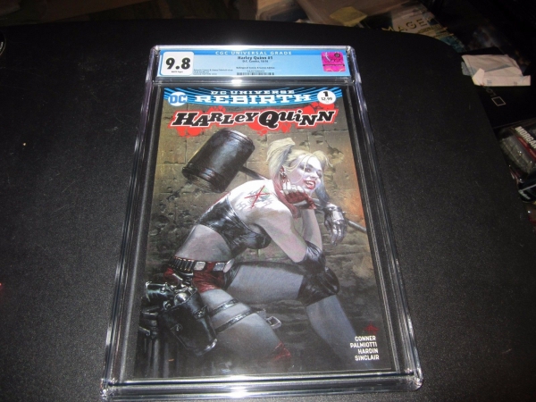  HARLEY QUINN 1 DC REBIRTH DELL OTTO BULLETPROOF COLOR VARIANT CGC 98 