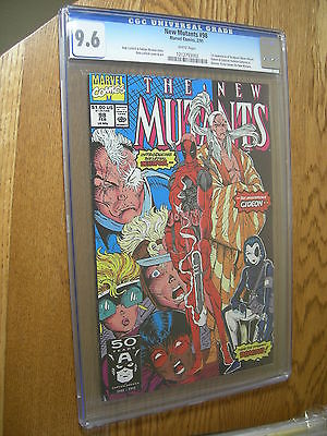 New Mutants 98 CGC 96 NM 1st appearance of Deadpool WP