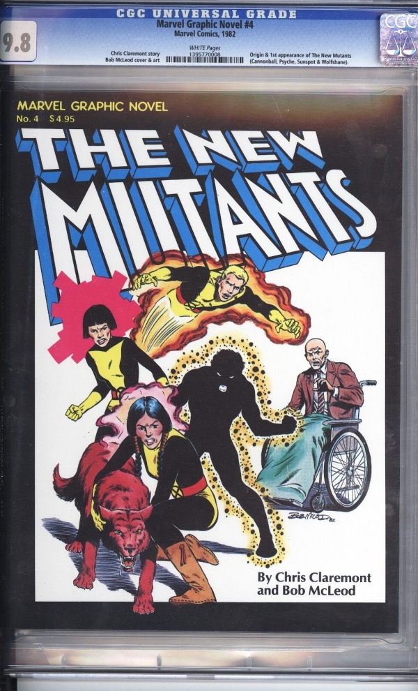 Marvel Graphic Novel 4 CGC 98 White Pages 1st Appearance of the New Mutants