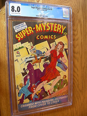 SuperMystery V4 3 CGC 80 Pounding excitement Highest Grade