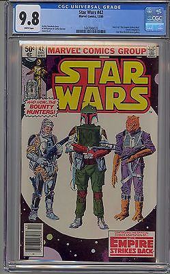 STAR WARS 42 CGC 98 WHITE PAGES RARE NEWSSTAND VERSION