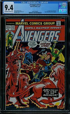 AVENGERS 112 CGC 94 WHITE PAGES MARVEL 1ST MANTIS GUARDIANS MOVIE