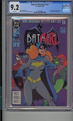 THE BATMAN ADVENTURES 12 CGC 92 WHITE PAGES FIRST HARLEY QUINN DC