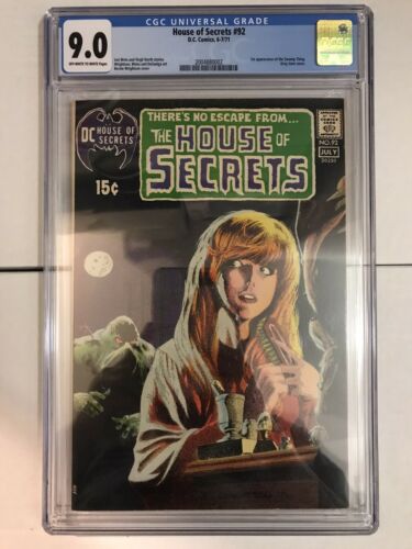 House of Secrets 92 CGC 90 1st app Swamp Thing BEAUTIFUL BOOK LOWEST ON EBAY