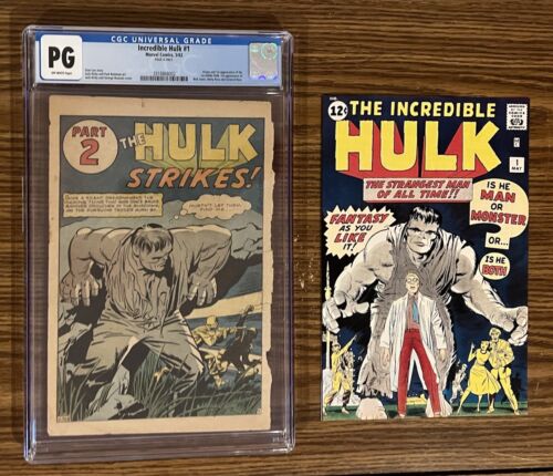 INCREDIBLE HULK 1  CGC PG 4  Part 2  SPLASH Page 1962  1st App and Origin