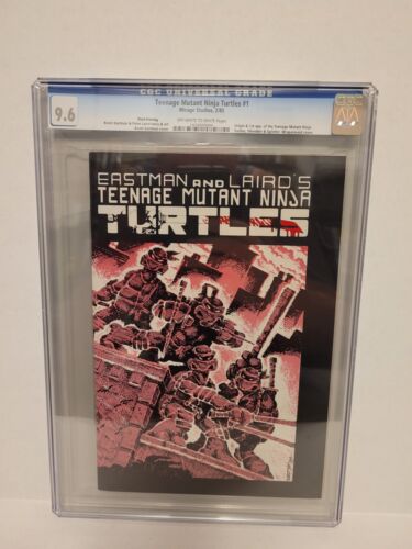 TEENAGE MUTANT NINJA TURTLES 1 3RD PRINT CGC 96 1ST NINJA TURTLES 