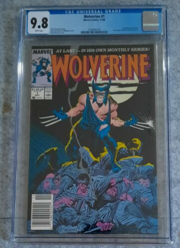 Wolverine 1 CGC 98 White Pages Newsstand 1988 ongoing series