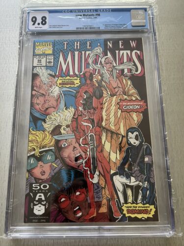 New Mutants 98 1991  CGC 98 1st Appearance of Deadpool