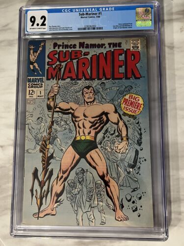 SubMariner 1 CGC Graded 92 1968 Origin of Namor