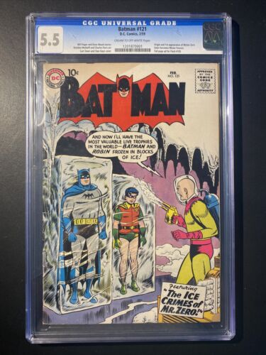 Batman 121 CGC 55 OLD LABEL