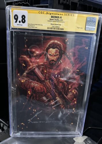 BRZRKR 1 SS CGC 98 11000 Signed by Keanu Reeves Jonboy Myers Virgin Variant