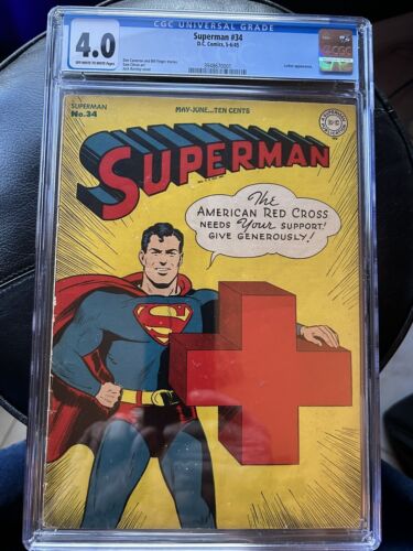 superman comics  34 Cgc 40